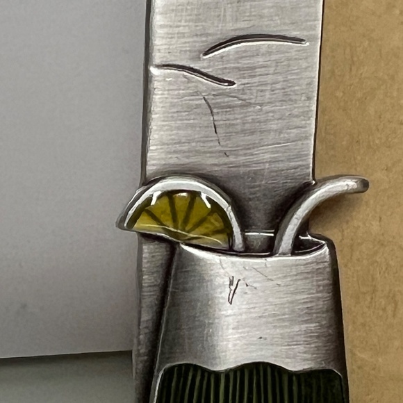 Pier 1 Beach Vacation Photo Frame 6” X 4” Cocktail Picture Frame Metal Retired - Picture 10 of 10